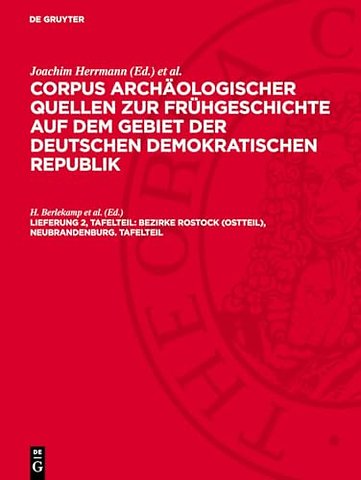 Bezirke Rostock (Ostteil), Neubrandenburg. Tafelteil