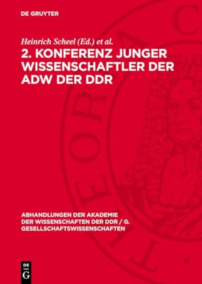 2. Konferenz junger Wissenschaftler der AdW der DDR
