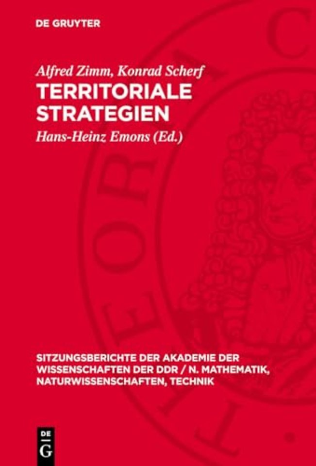 Territoriale Strategien – [Vortrag, in der wissenschaftlichen Sitzung des Plenums der AdW der DDR am 22. September 1988]