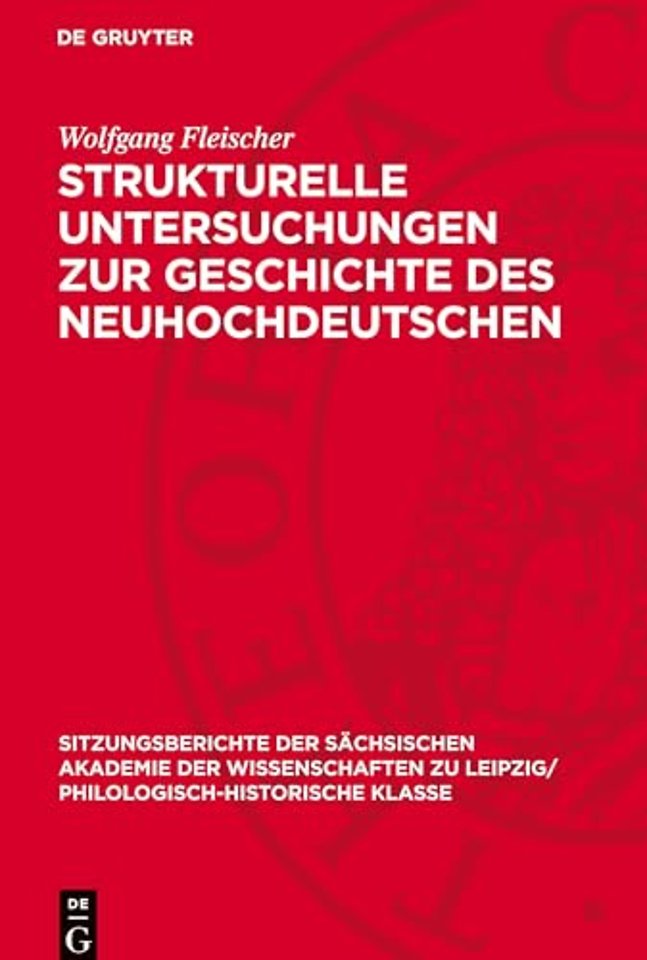 Strukturelle Untersuchungen zur Geschichte des Neuhochdeutschen