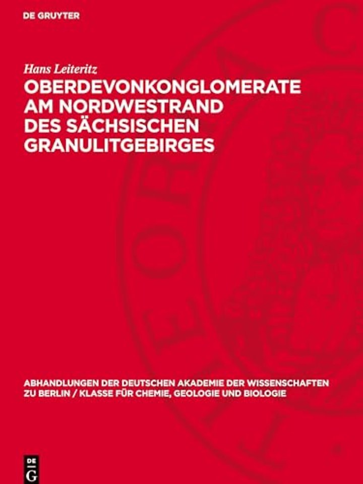 Oberdevonkonglomerate am Nordwestrand des sächsischen Granulitgebirges