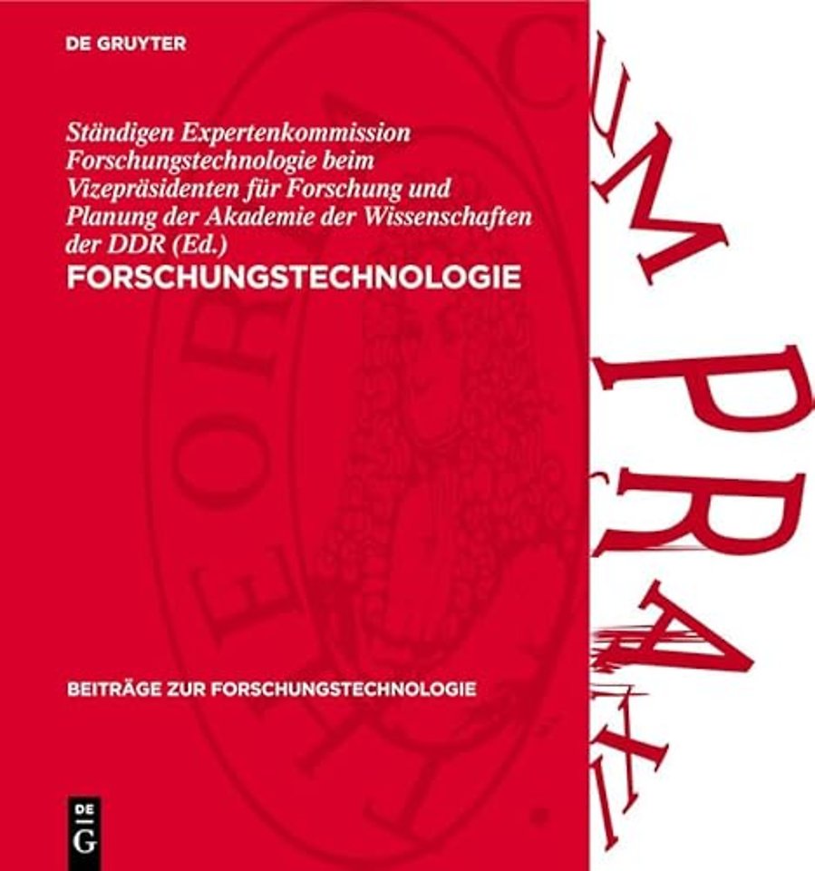 Forschungstechnologie – Aufgaben, Probleme, Aktivitäten. Vorträge auf dem Kolloquium anläβlich des 65. Geburtstages von Helmuth Faulsti