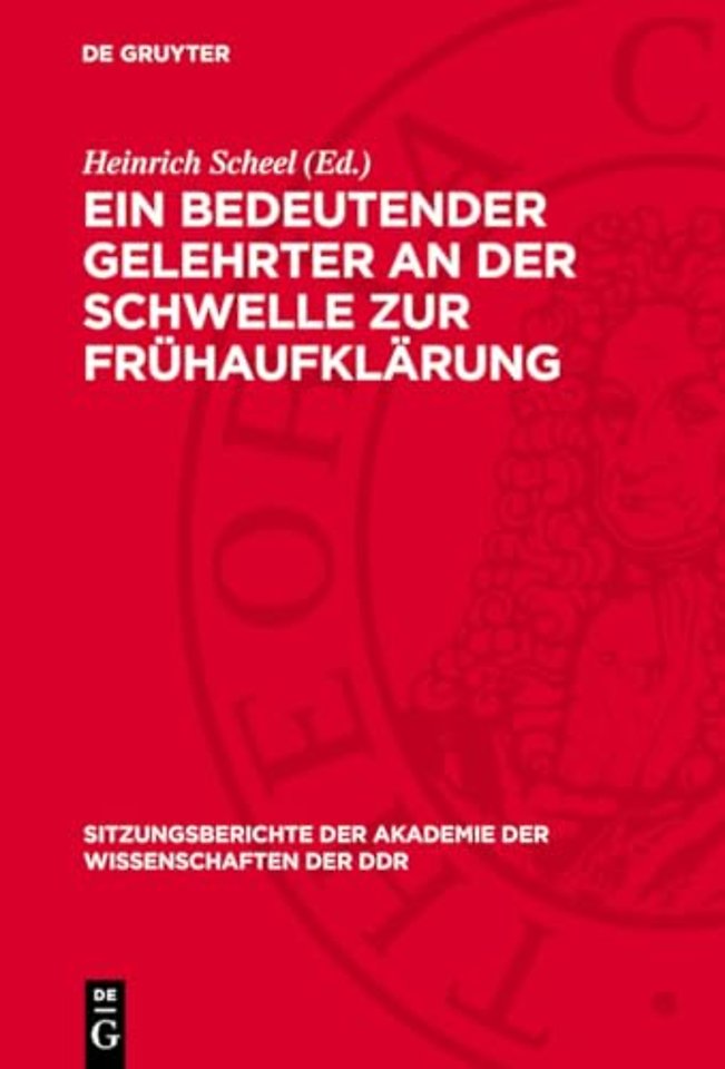 Ein bedeutender Gelehrter an der Schwelle zur Fr – Dimitrie Cantemir (1673–1723)