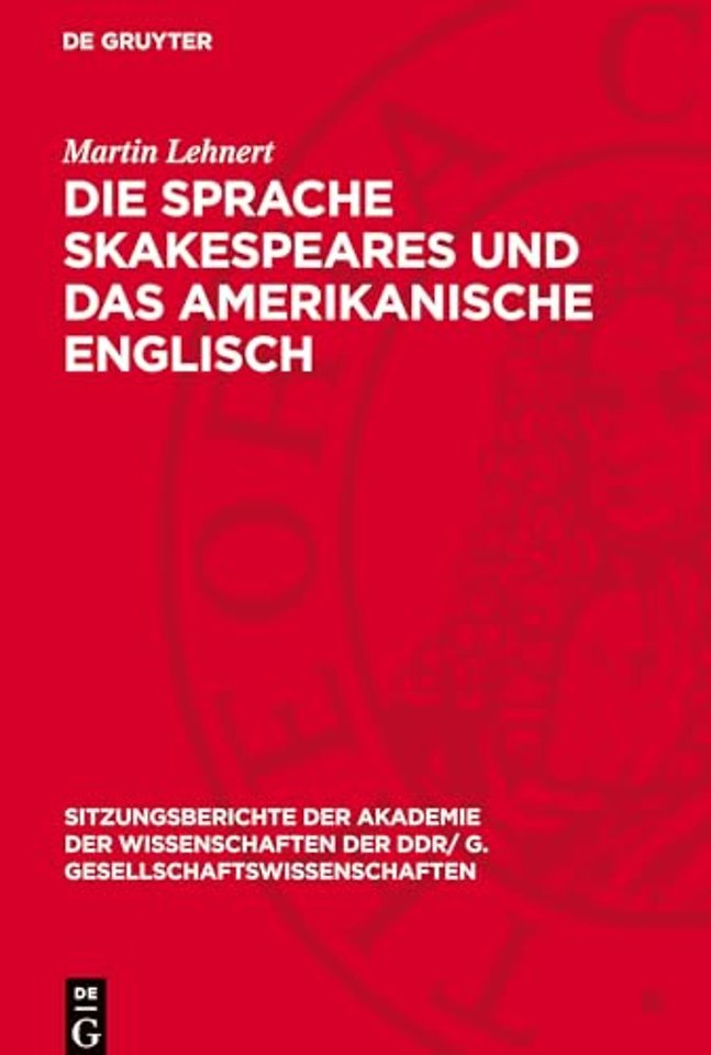 Die Sprache Skakespeares und das amerikanische Englisch