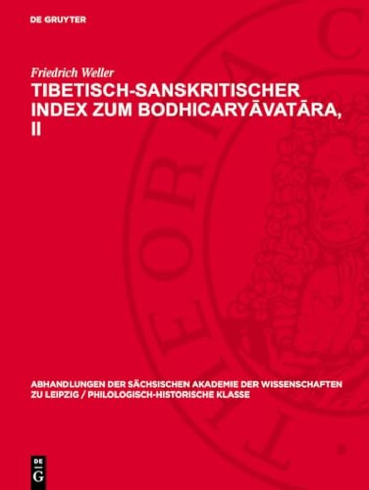 Tibetisch-sanskritischer Index zum Bodhicaryavatara, II