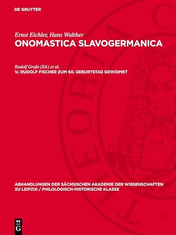 Rudolf Fischer zum 60. Geburtstag gewidmet