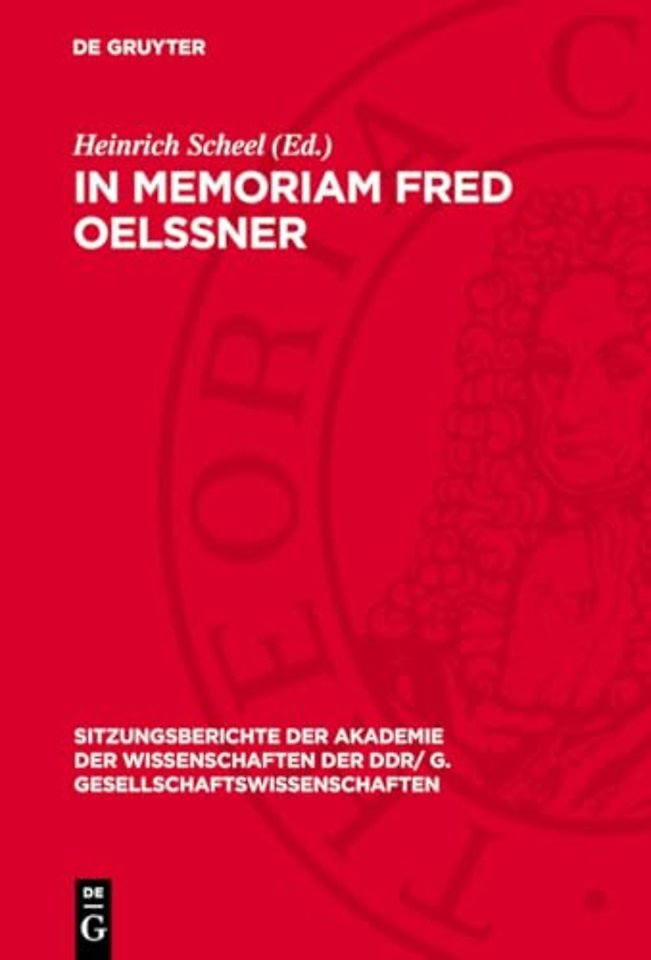 In memoriam Fred Oelβner – 27.2.1903–7.11.1977