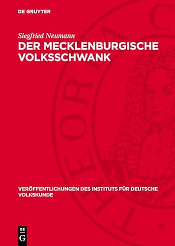 Der Mecklenburgische Volksschwank – Sein sozialer Gehalt und seine soziale Funktion