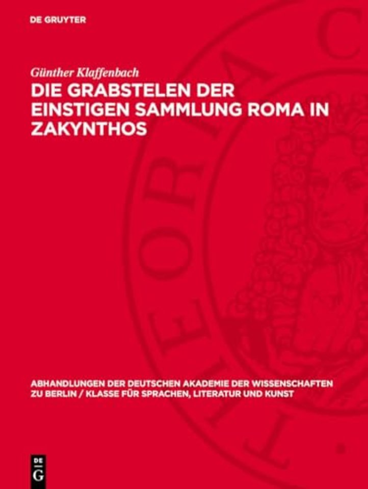 Grabstelen der einstigen Sammlung Roma in Zakynthos