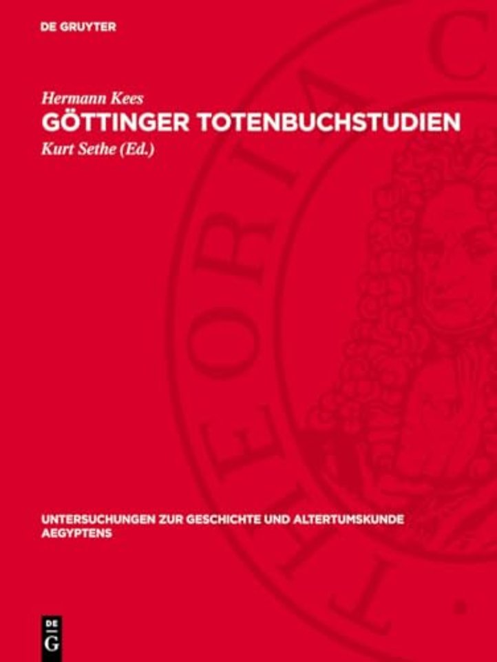 Gottinger Totenbuchstudien