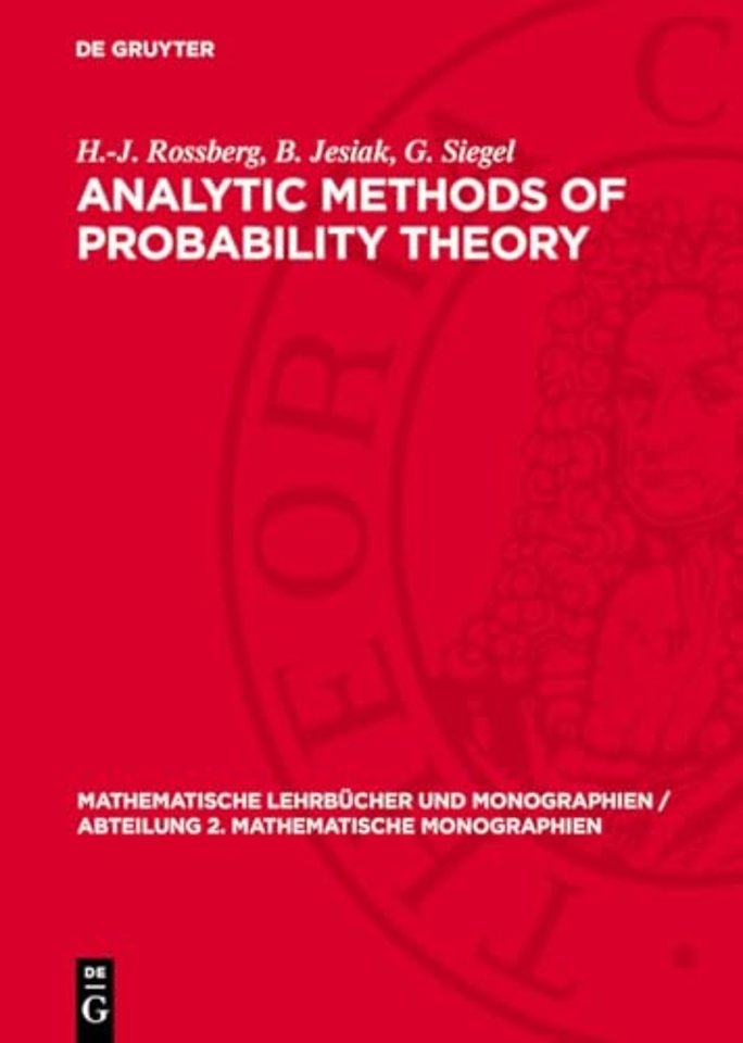 Analytic Methods of Probability Theory