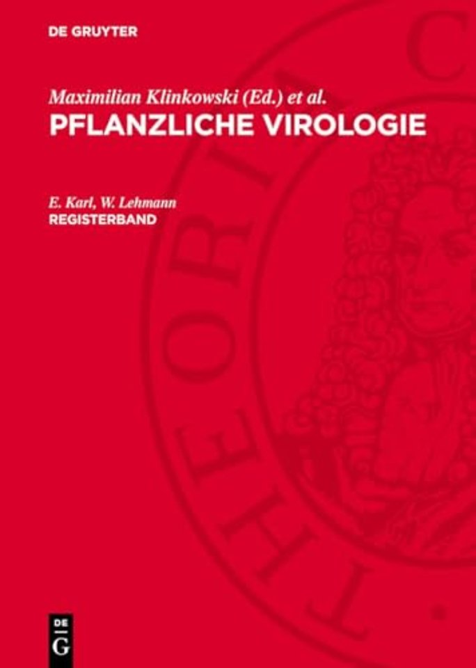 Registerband – Verzeichnisse und Übersichten zu den Virosen in Europa