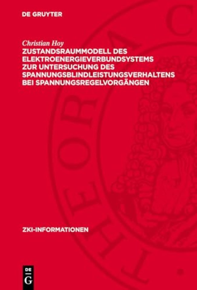 Zustandsraummodell des Elektroenergieverbundsystems zur Untersuchung des Spannungsblindleistungsverhaltens bei Spannungsreg