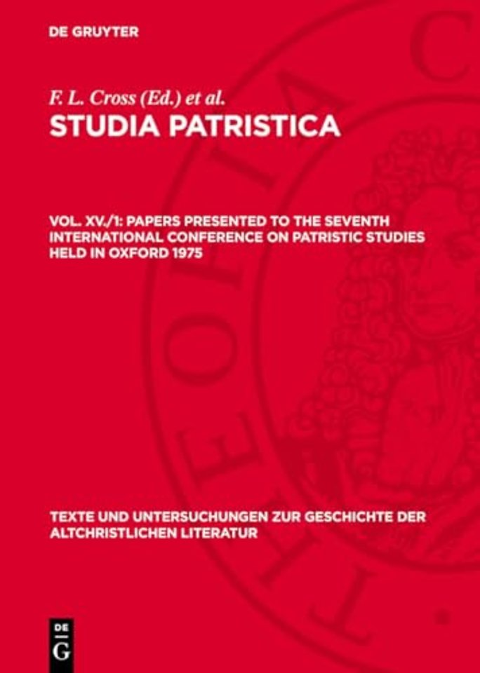 Papers presented to the Seventh International Co – Part I: Inaugural Lecture, Editiones, Critica, Biblica, Historica, Theologica, Philosophica, Litu