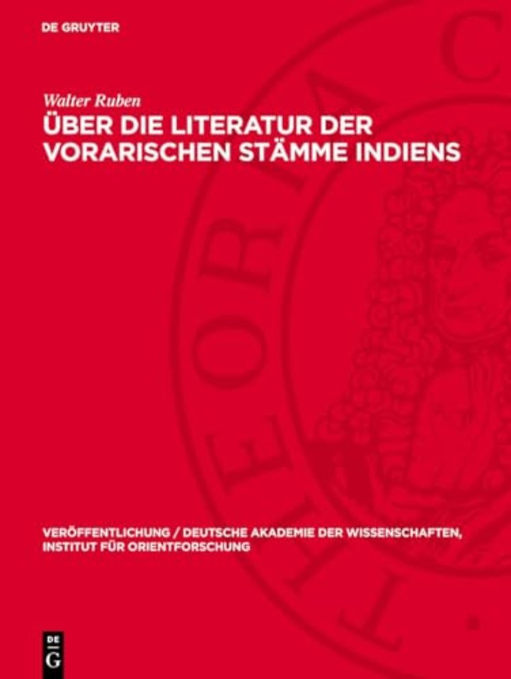Über die Literatur der vorarischen Stämme Indiens