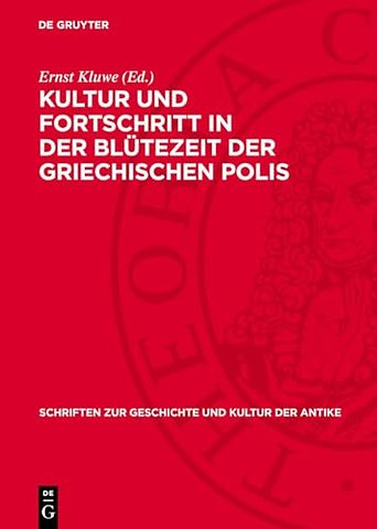 Kultur und Fortschritt in der Blütezeit der griechischen Polis