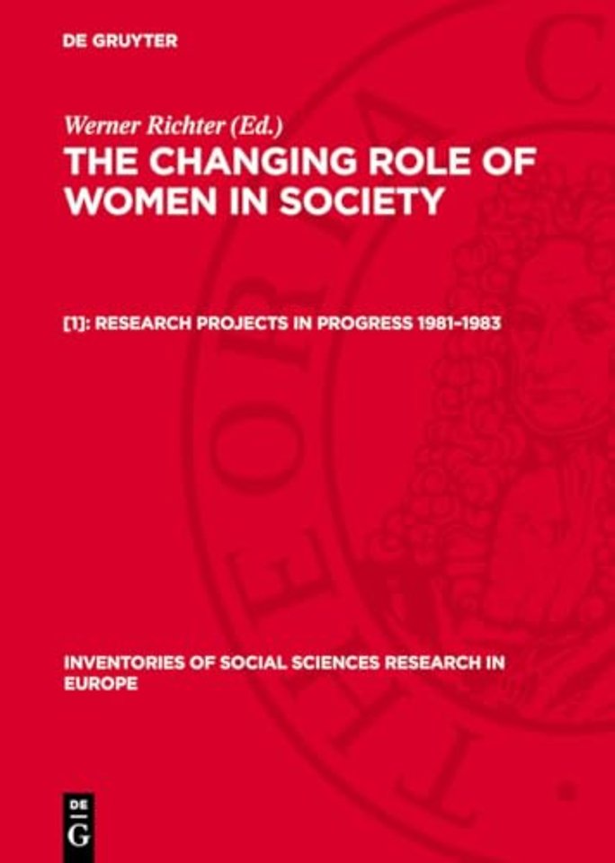Research Projects in Progress 1981–1983