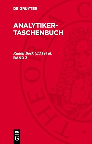 Analytiker–Taschenbuch. Band 3