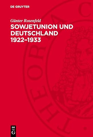 Sowjetunion und Deutschland 1922–1933