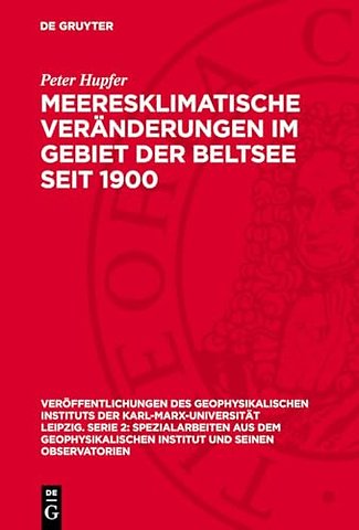 Meeresklimatische Veränderungen im Gebiet der Beltsee seit 1900