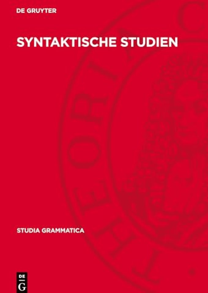Syntaktische Studien