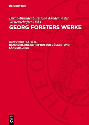 Kleine Schriften zur Völker– und Länderkunde