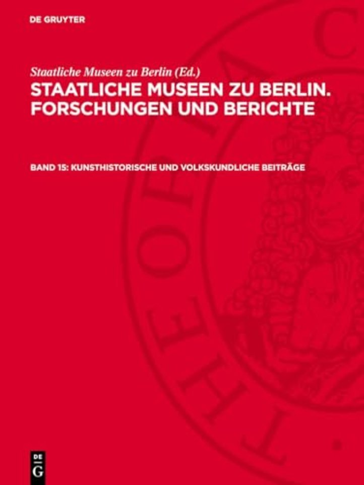 Kunsthistorische und volkskundliche Beiträge