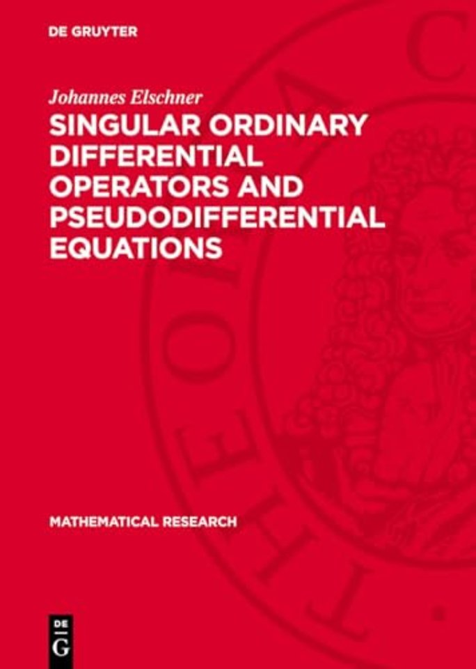 Singular Ordinary Differential Operators and Pseudodifferential Equations