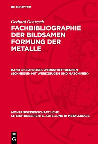 Spanloses Werkstofftrennen (Schneiden mit Werkze – Maschinen für die bildsame Formung (Pressen und Scheren)