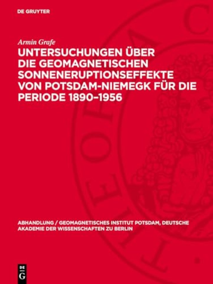 Untersuchungen über die geomagnetischen Sonneneruptionseffekte von Potsdam–Niemegk für die Periode 1890–1956