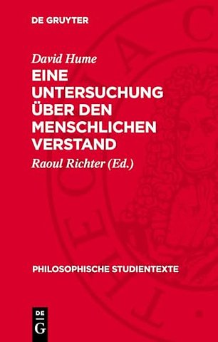 Eine Untersuchung über den menschlichen Verstand