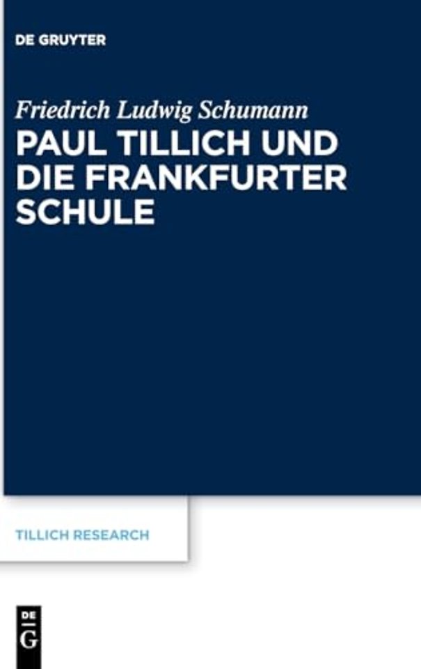 Paul Tillich und die Frankfurter Schule
