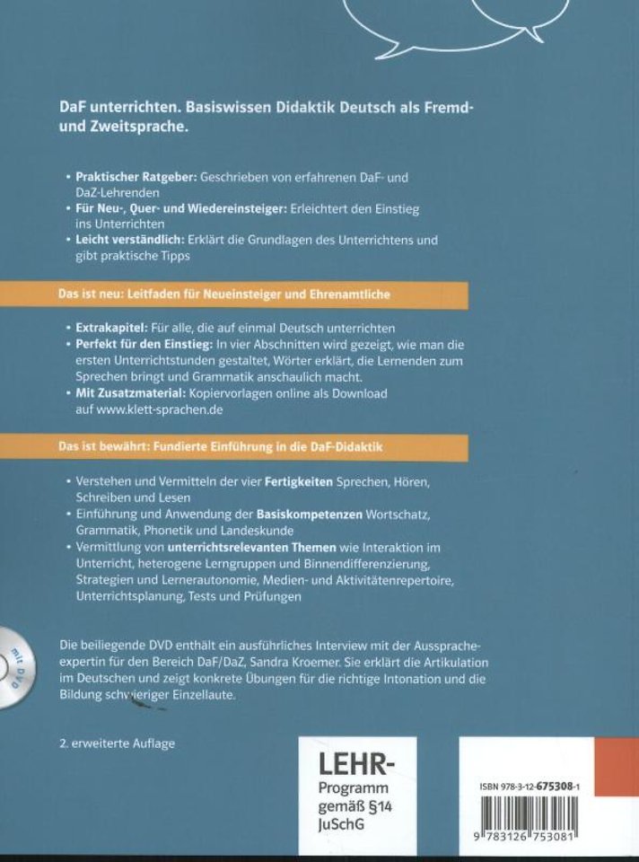 DaF unterrichten, Neubearbeitung. Buch + Video-DVD