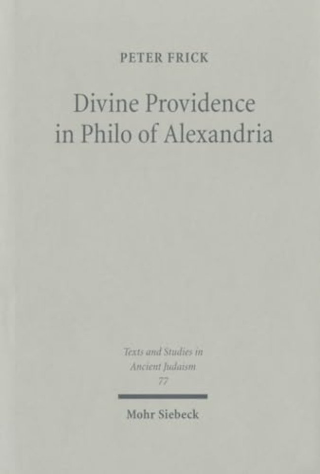 Divine Providence in Philo of Alexandria