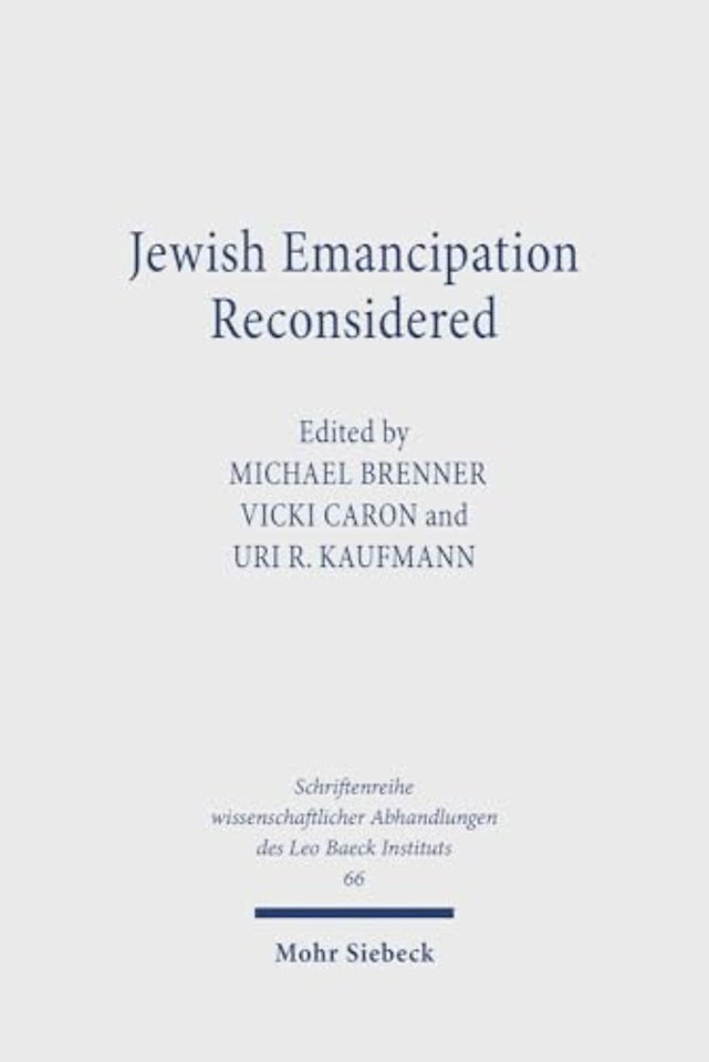 Jewish Emancipation Reconsidered