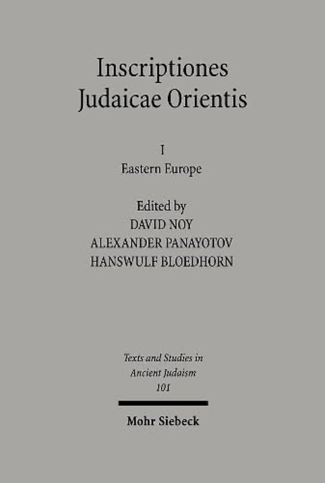 Inscriptiones Judaicae Orientis