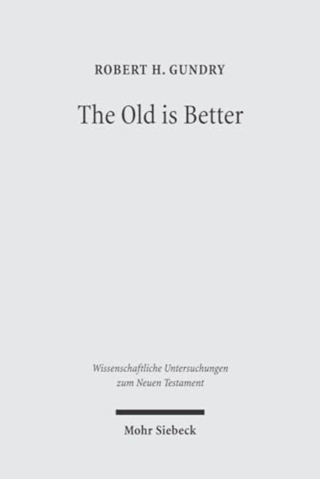 The Old is Better