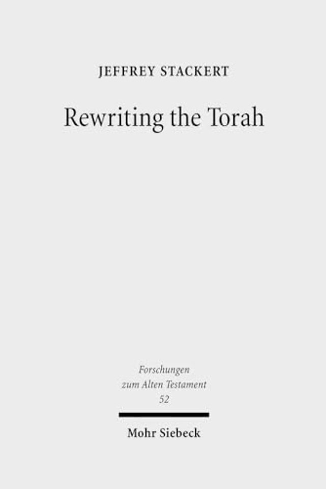 Rewriting the Torah