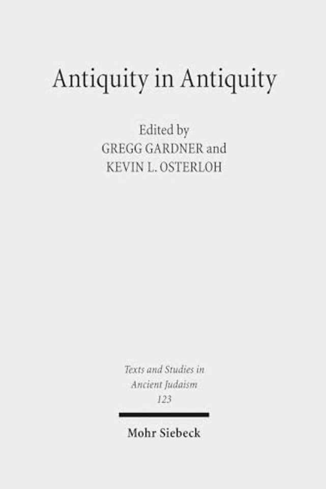 Antiquity in Antiquity