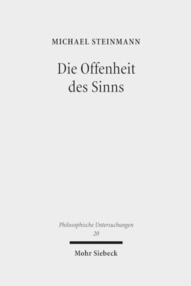 Die Offenheit des Sinns