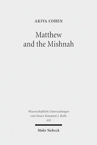 Matthew and the Mishnah