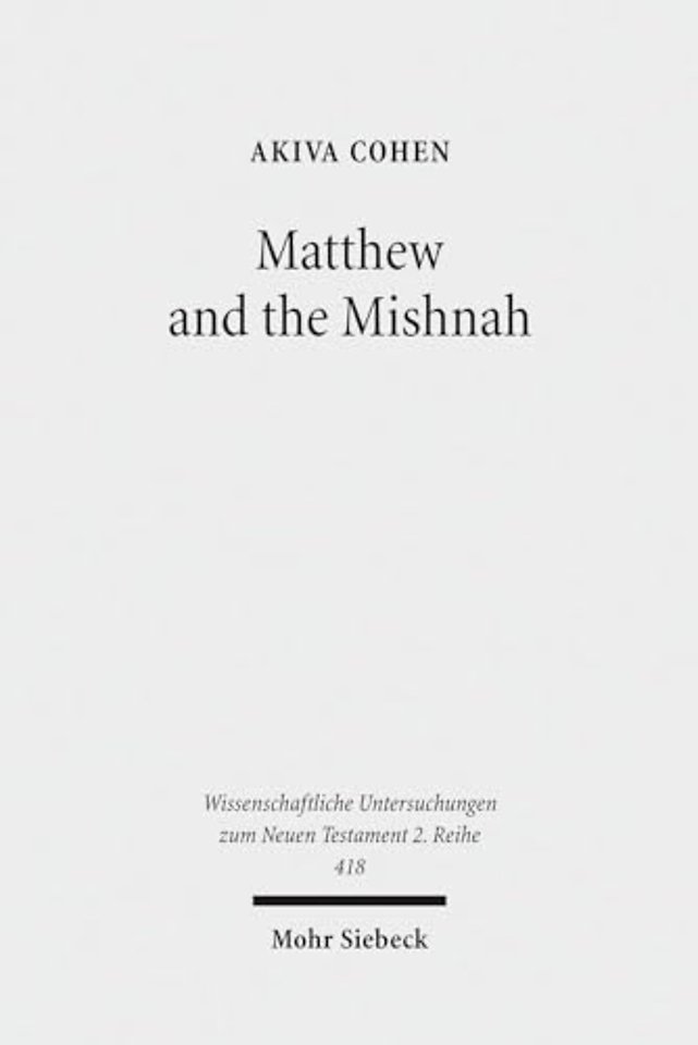 Matthew and the Mishnah
