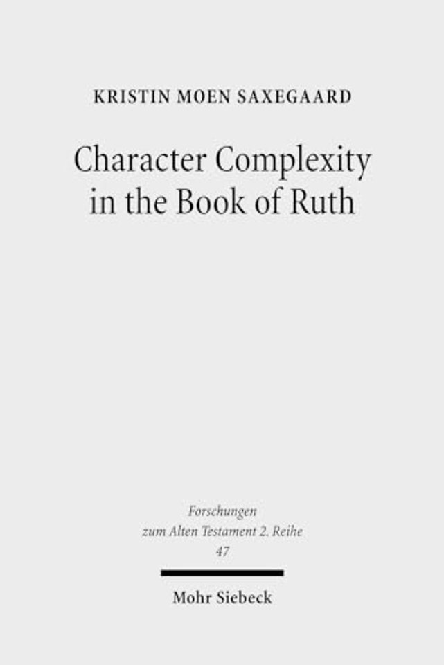Character Complexity in the Book of Ruth