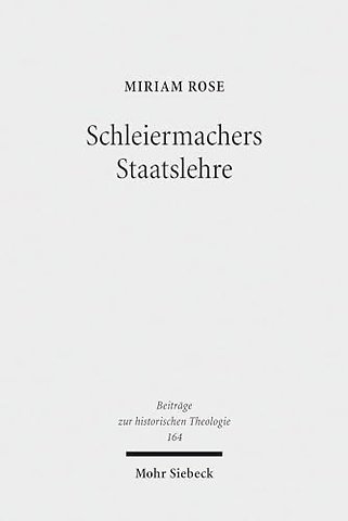 Schleiermachers Staatslehre