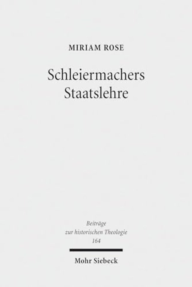 Schleiermachers Staatslehre