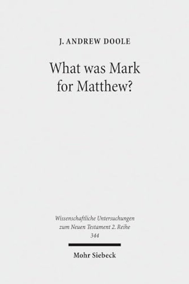 What was Mark for Matthew?