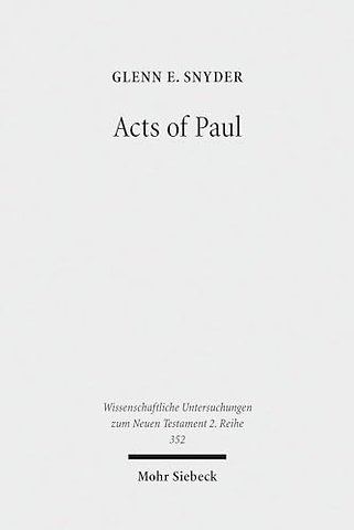 Acts of Paul