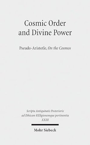 Cosmic Order and Divine Power