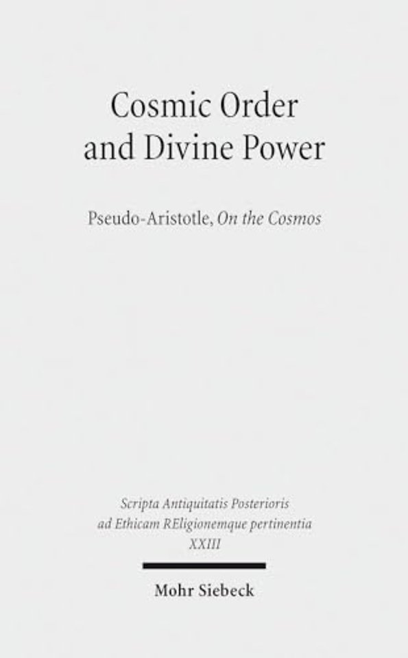 Cosmic Order and Divine Power