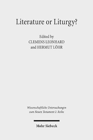Literature or Liturgy?